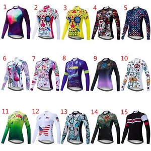 Ladies Cycling Jersey Long Sleeve Summer Women's Bicycle Jersey Shirt Cycle Top - Picture 1 of 34