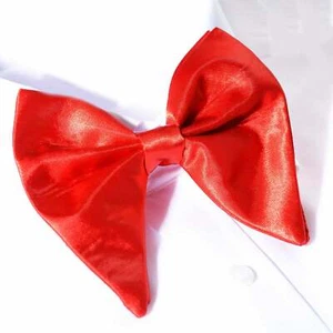 Charlie Browns | CB Satin Big Bow Tie Plus Free Handkerchief Set - Picture 1 of 5