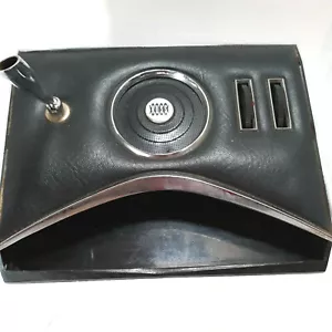 Vintage Ross RE-711 Desktop Transistor Radio & Stift Papier Halter MCM 1967 FUNKTIONIERT - Bild 1 von 12