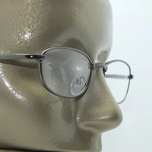 Reading Glasses Delicate Metal Frame +1.00 Pretty Shiny Gunmetal Gray - Picture 1 of 4