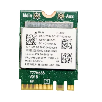 300M Realtek RTL8723BE NGFF Wireless Wifi WLAN Card For Lenovo IBM FRU 04X6025 - Image 1 of 2