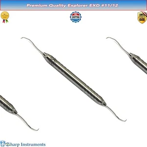 Explorer EXD 11/12 Double Ended Dental Instrument Dentist Pick Explorers 8% Off - Bild 1 von 2