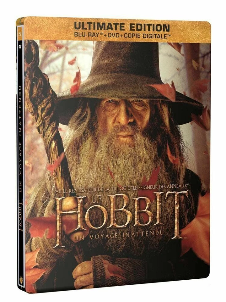 BLU-RAY "THE HOBBIT, AN UNEXPECTED JOURNEY" Metal Case New In Shrink Wrap Foto 1 de 1