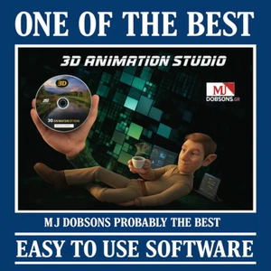 3D Animation Studio professionelle Grafik Film Bearbeitungssoftware KOSTENLOSER VERSAND - Bild 1 von 6