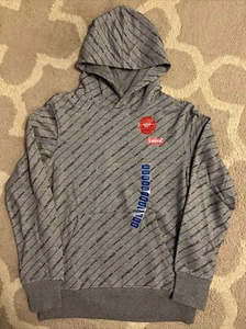 Levi's Youth Boys Fleece Pullover Hoodie, Grey/Graphic ~ Super Soft ~ Size 10/12 - Picture 1 of 2