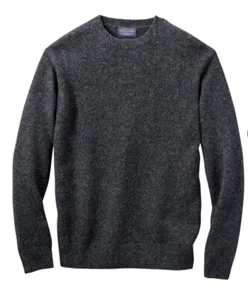NWT Pendleton Washable Shetland Wool Pullover Sweater Men’s Size XL Black Knit - Picture 1 of 10