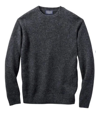 NWT Pendleton Washable Shetland Wool Pullover Sweater Men’s Size XL Black Knit - Image 1 of 4