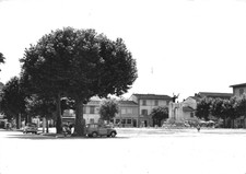 A8303) SCANDICCI PIAZZA MATTEOTTI FIRENZE MONUMENTO CADUTI ANIMATA VIAGGIATA