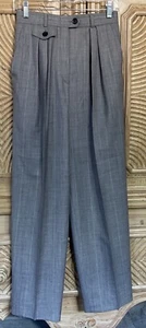 Vintage Escada by Margaretha Ley graue Bundfalten Schurwolle Hose Gr. 36 TOP - Bild 1 von 5