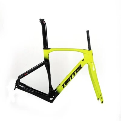 Cuadro de bicicleta de carretera 700*40C completo de fibra de carbono cuadro de bicicleta de grava de campo traviesa  Foto 1 de 4