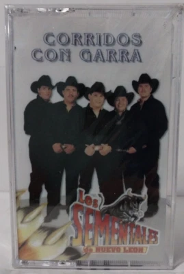 Los Sementales de Nuevo Leon Corridos con Garra (Cassette 037628338345) *NEW* - Image 1 of 3