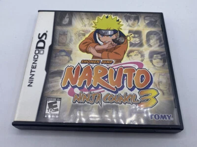 Naruto: Ninja Council 3 (Nintendo DS, 2007) Completo En Caja - Auténtico - ¡Limpio! Foto 1 de 4