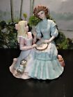 1990 EHW San Francisco Music Box Mother Daughter Sew "Memories" from Cats Theme