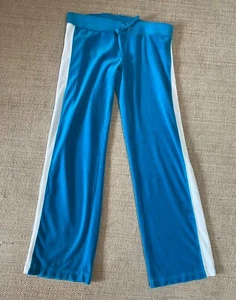 Juicy Couture Womens Vintage Velour Track Pants Size Medium Made in USA - Picture 1 of 11