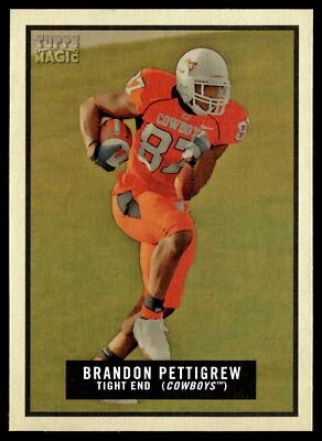2009 Topps Magic Brandon Pettigrew #214 Rookie   RC Oklahoma State Cowboys - Image 1 of 2