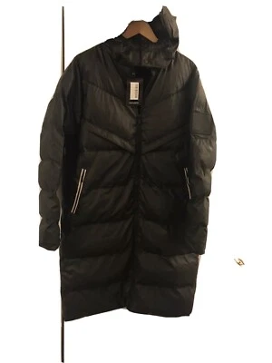 BOOHOO HOODED LONGLINE pUFFA - SIZE SMALl - Image 1 of 4