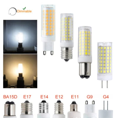Dimmable 12w Led Corn Light Bulb G9 6000k Ceramic Lamps 360° Mini E17 Softwhite - Image 1 of 4