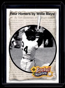 1993 Upper Deck Willie Mays #49 Baseball Heroes 1961 4 Homer Game - Picture 1 of 2