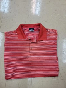 Polo Nike Golf Uomo Rossa Taglia MEDIA Manica Corta Poliestere Dri Fit Standard - Foto 1 di 7
