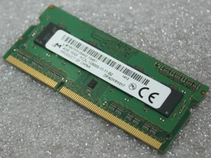 MICRON 4Gb 1Rx8 DDR3 PC3L-12800S SODIMM LAPTOP MEMORY RAM MT8KTF51264HZ-1G6E1 - Picture 1 of 1