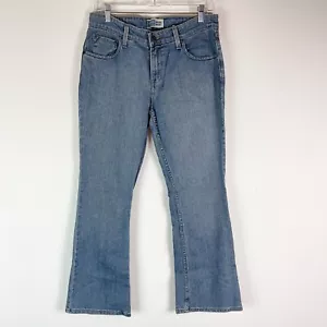 Pantalones de mezclilla para mujer Levi's Signature nuevos sin etiquetas azul tiro bajo corte bootcut talla 10 - Imagen 1 de 3