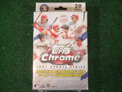 2021 Topps Chrome Update Series TCU MLB Baseball Hanger Box Sealed