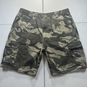 Pantaloncini cargo mimetici Wrangler uomo 38 verde leggeri multicam grunge skater Y2K - Foto 1 di 8