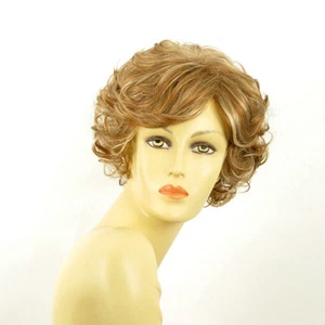 Perruque femme courte blond foncé méché blond clair MATHILDE F27613 - Imagen 1 de 7