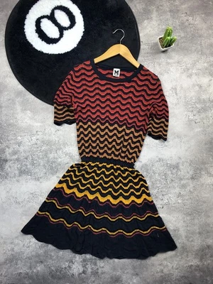 Missoni Rare Luxury Mini Dress Multicolor Coogi Style Y2k - Image 1 of 4
