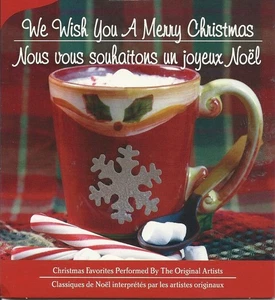 WE WISH YOU A MERRY CHRISTMAS VARIOUS ORIGINAL ARTISTS CLASSIC SONGS MUSIC CD - Imagen 1 de 2
