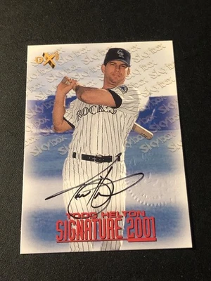 1998 Skybox EX Signature 2001 Auto Todd Helton - Image 1 of 2