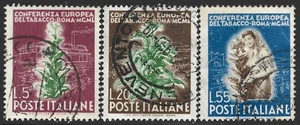 Italien, Scott #544-546, European Tobacco Conference, gebraucht - Bild 1 von 1