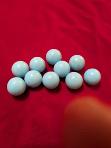 Old Christensen Blue Swirl Marble  16mm . Glows under UV light. - Picture 1 of 3