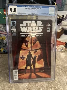 Star Wars: The Clone Wars #1 CGC 9,8 WP (2008 Marvel) - 1st Ahsoka Tano - Imagen 1 de 10