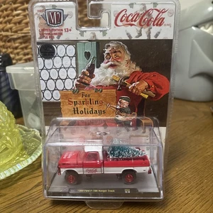 M2 Machines 1969 Ford F-100 Ranger Truck Coca-Cola Christmas Chase 1/750 pcs - Picture 1 of 6