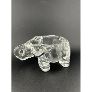 Glass Elephant Tea Light Votive Candle Holder - Picture 1 of 7