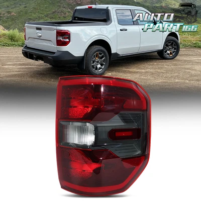 Right LED Tail Light Red Smoked Rear Lamp For Ford Maverick XLT Lariat 2022-2025 - Image 1 of 4