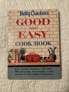 Vintage 1954 Betty Crocker Good and Easy Kochbuch Spirale Erstausgabe 6. Druck - Bild 1 von 4