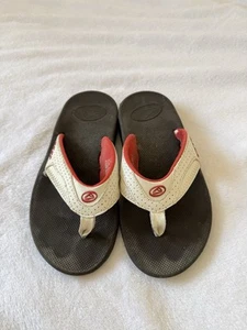 Reef Fanning flip flops red and black size 36 #reefflipflops #summerflipflops - Picture 1 of 7