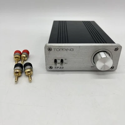 Topping TP22 Stereo Amplifier - Headphone Amplifier W/4 Mediabridge Banana Plugs - Image 1 of 4