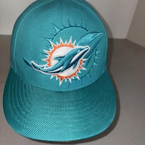 New Era Miami Dolphins 59Fifty 5950 Mütze Cap Fitted Größe 7 1/4 Neu ohne Etikett - Bild 1 von 7