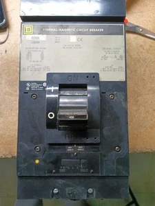 Square D 400 Amp I-Line Circuit Breaker 3 Pole 600 VAC / 250 VDC 30kA LA36400 - Picture 1 of 4