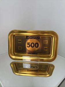 Monopoly Gold Money Tray Official Merchandise 2016 Licences by Hasbro - Picture 1 of 5
