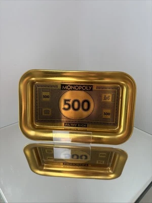 Monopoly Gold Money Tray Official Merchandise 2016 Licences by Hasbro - Image 1 of 4
