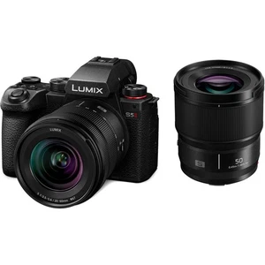Panasonic Lumix S5II Full-Frame Mirrorless Camera w/ 20-60mm F3.5-5.6 and 50mm F - Picture 1 of 11