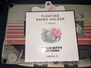 Hello Kitty floating drink holder 2 pack Hello Kitty & Freinds x Forever 21 - Picture 1 of 2