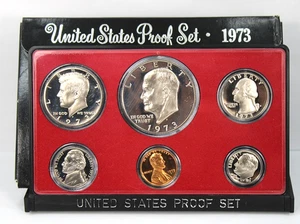 1973 S US Mint Issued Proof Set !! - Picture 1 of 1