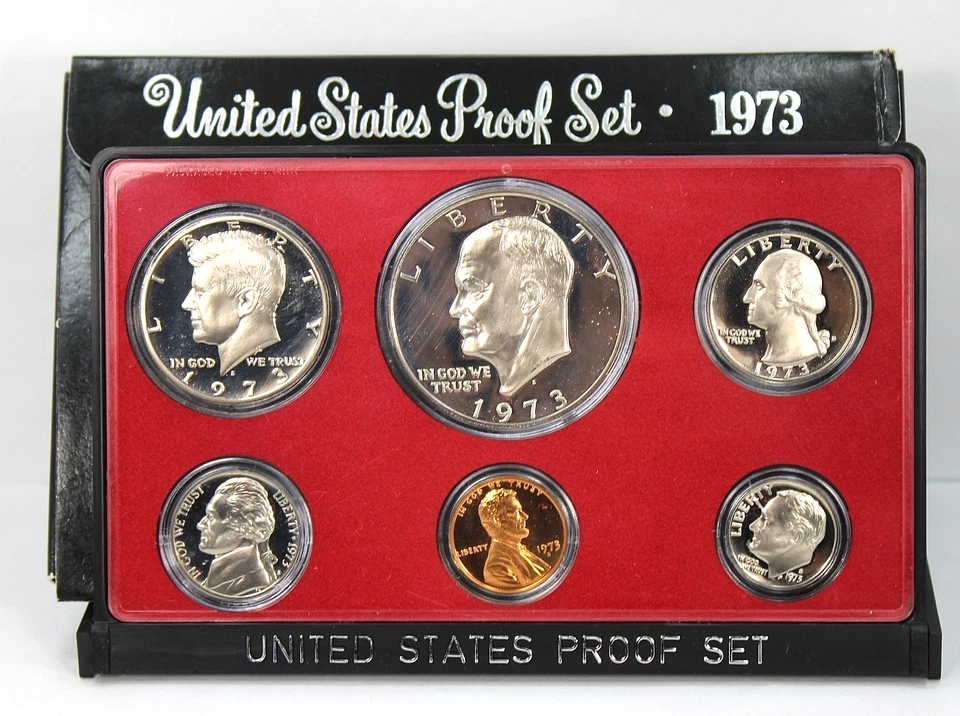 1973 S US Mint Issued Proof Set !! - Image 1 of 1