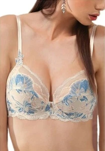 Soutien-gorge 100D (85D eu) Emboitant LISE CHARMEL Sonate en bleu Aura - Picture 1 of 3