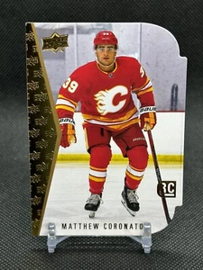 2023-24 Upper Deck Series 2 Die Cut Matthew Coronato RC #RDT-17 Calgary Flames - Picture 1 of 2